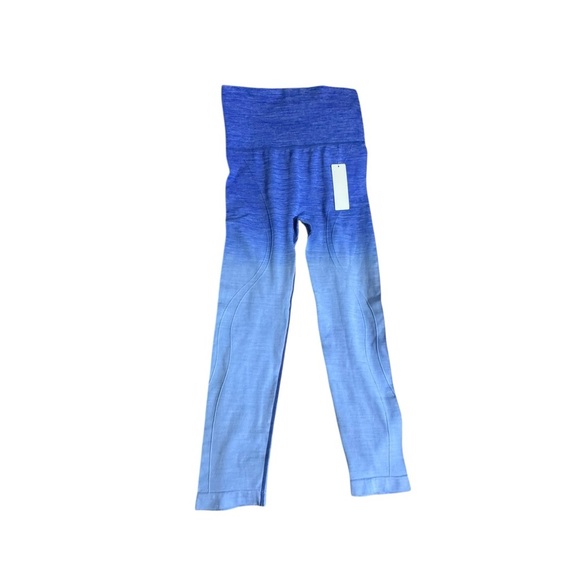 NWOT! Blue Ombré Leggings - Picture 1 of 4